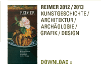 Reimer Verlag 2010-2011 | Kunstgeschichte / Architektur / Archäologie / Grafik